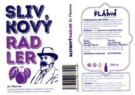      Slivkovy radler