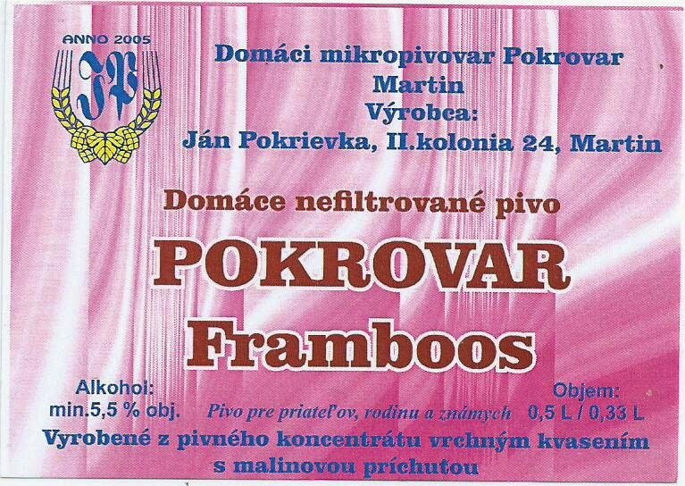 Pokrovar-Framboos