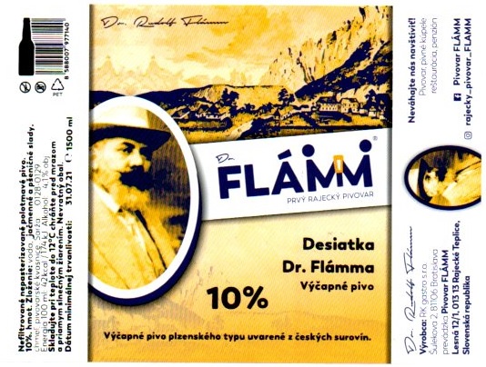 Desiatka Vycapne pivo 10 1500ml 4,1%