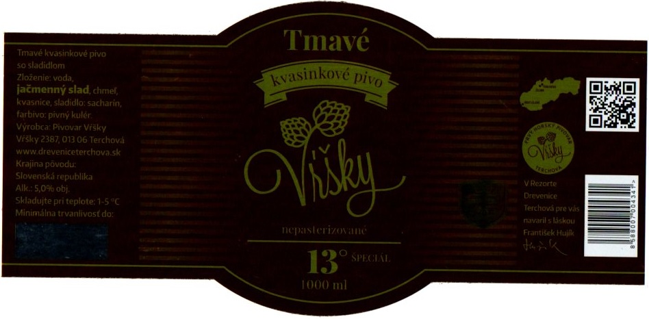 Tmave 10 1000ml - QR kod slad