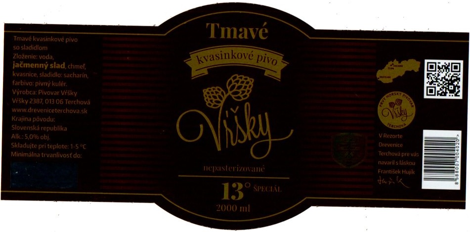 Tmave 14 2000ml - QR kod slad